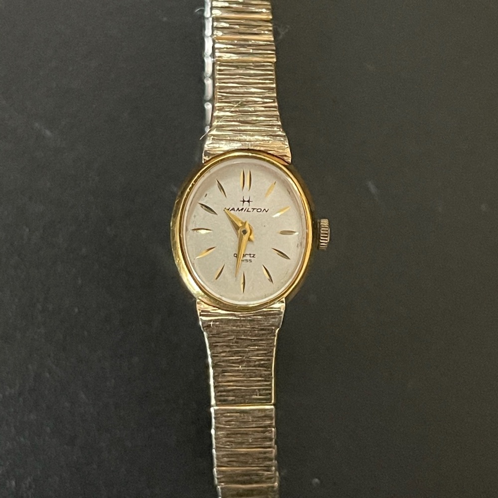 Vintage women’s Hamilton 10K admiral gold watch